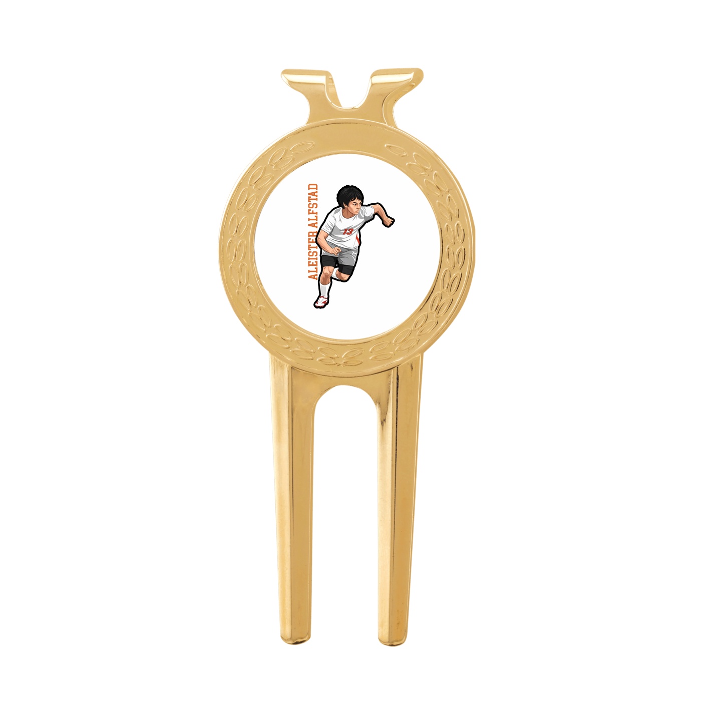 Divot Tool with Ball Marker — Name Vertical in Classic