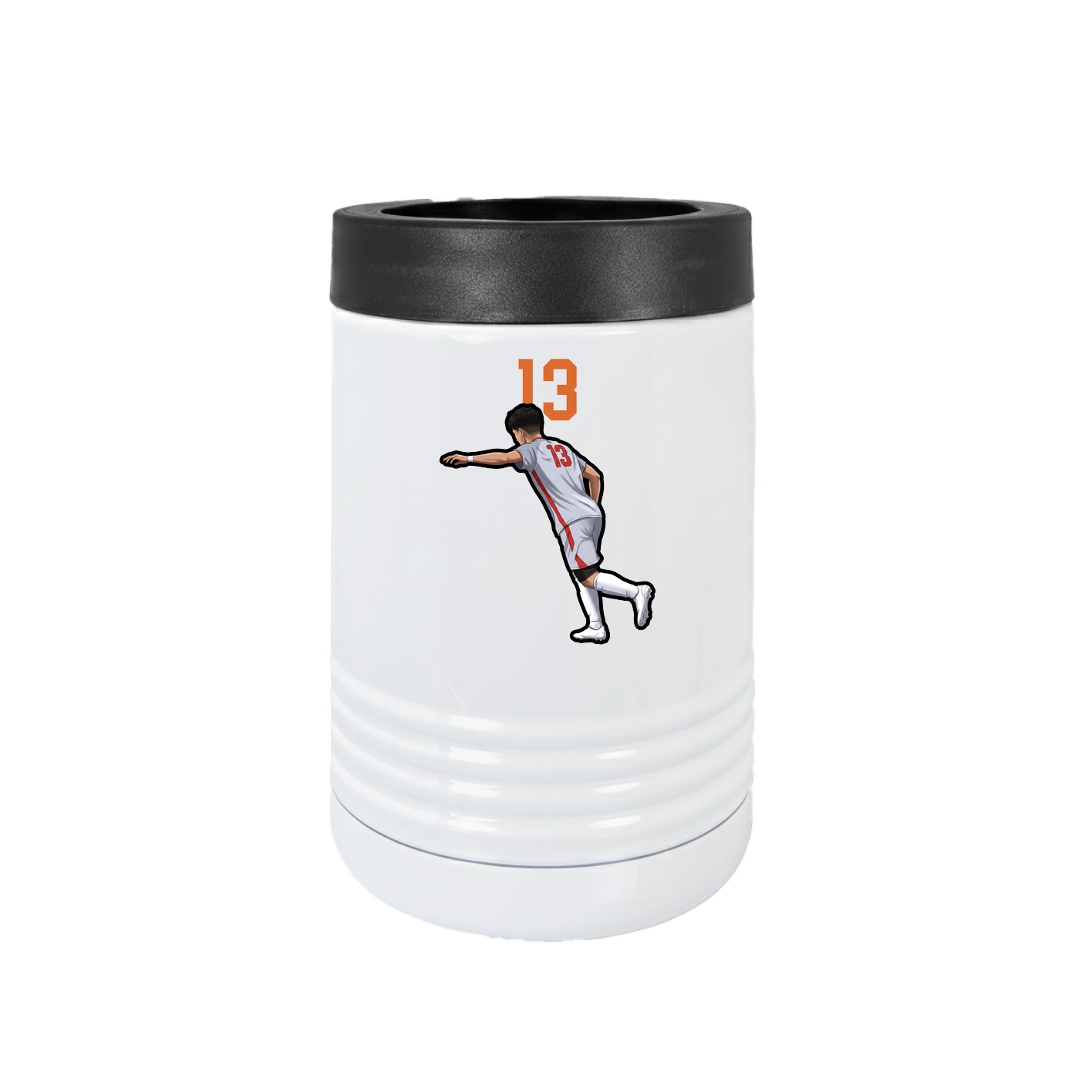 Beverage Holder — Number Top in White