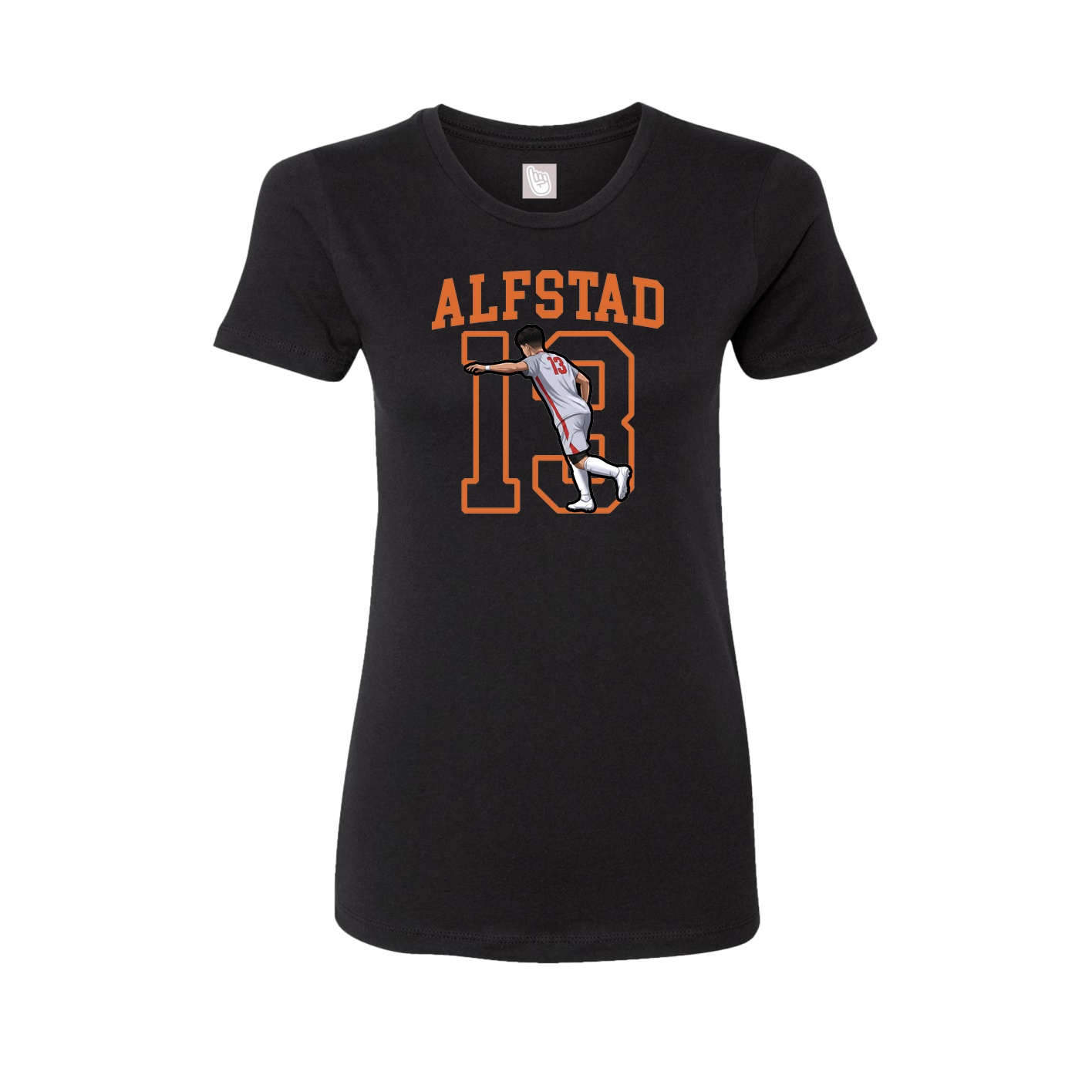 Fitted Women's Tee — Shirsey in Black