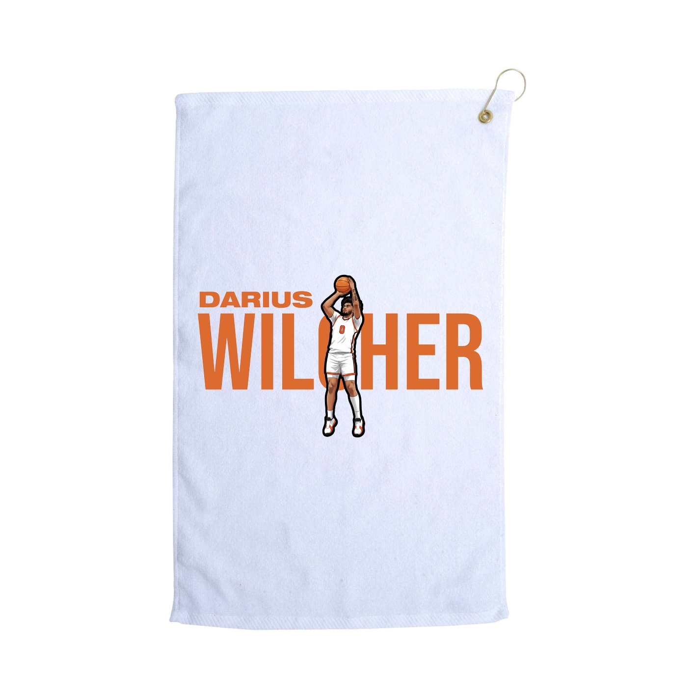 Golf Towel — Player Name in White