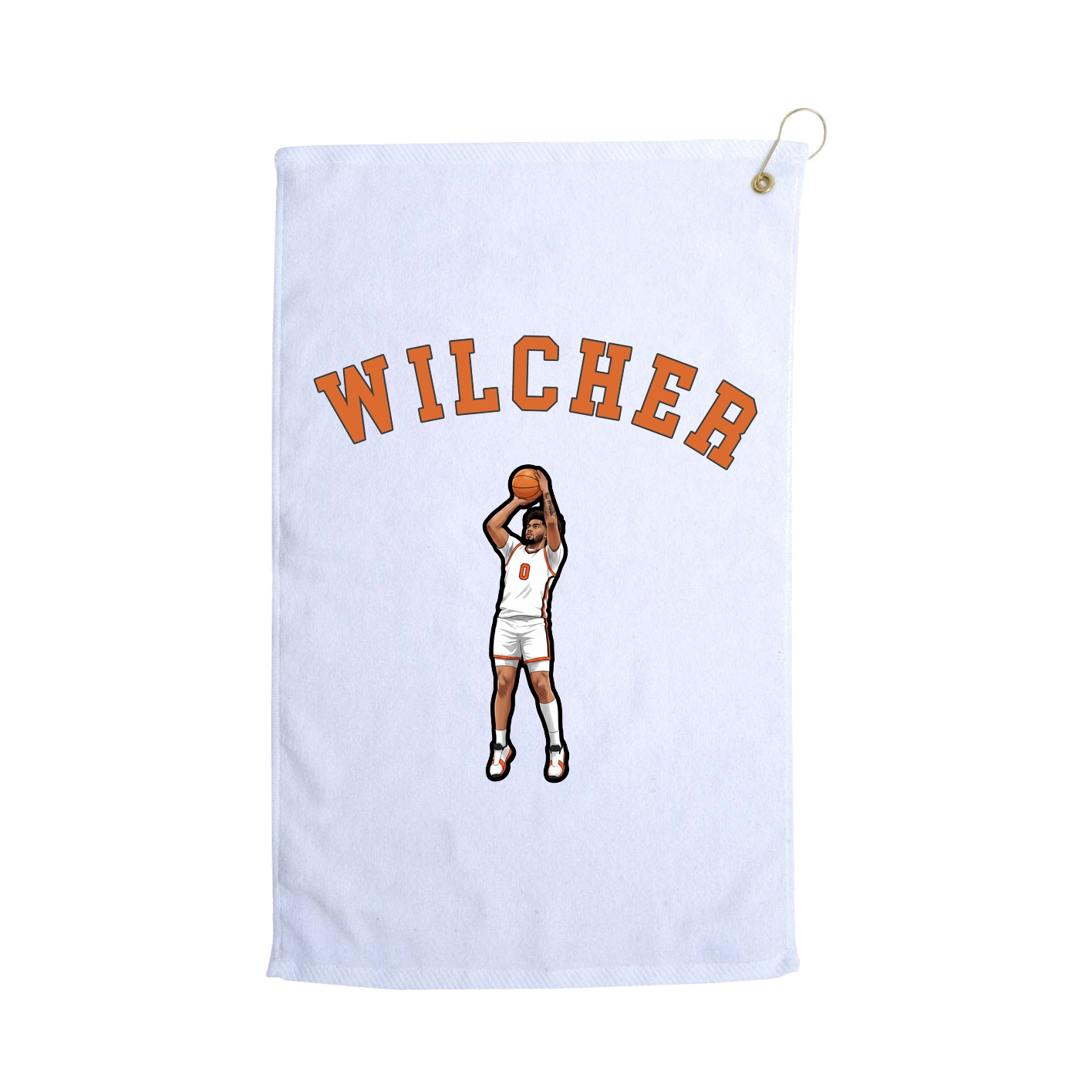 Golf Towel — Shirsey Arch in White