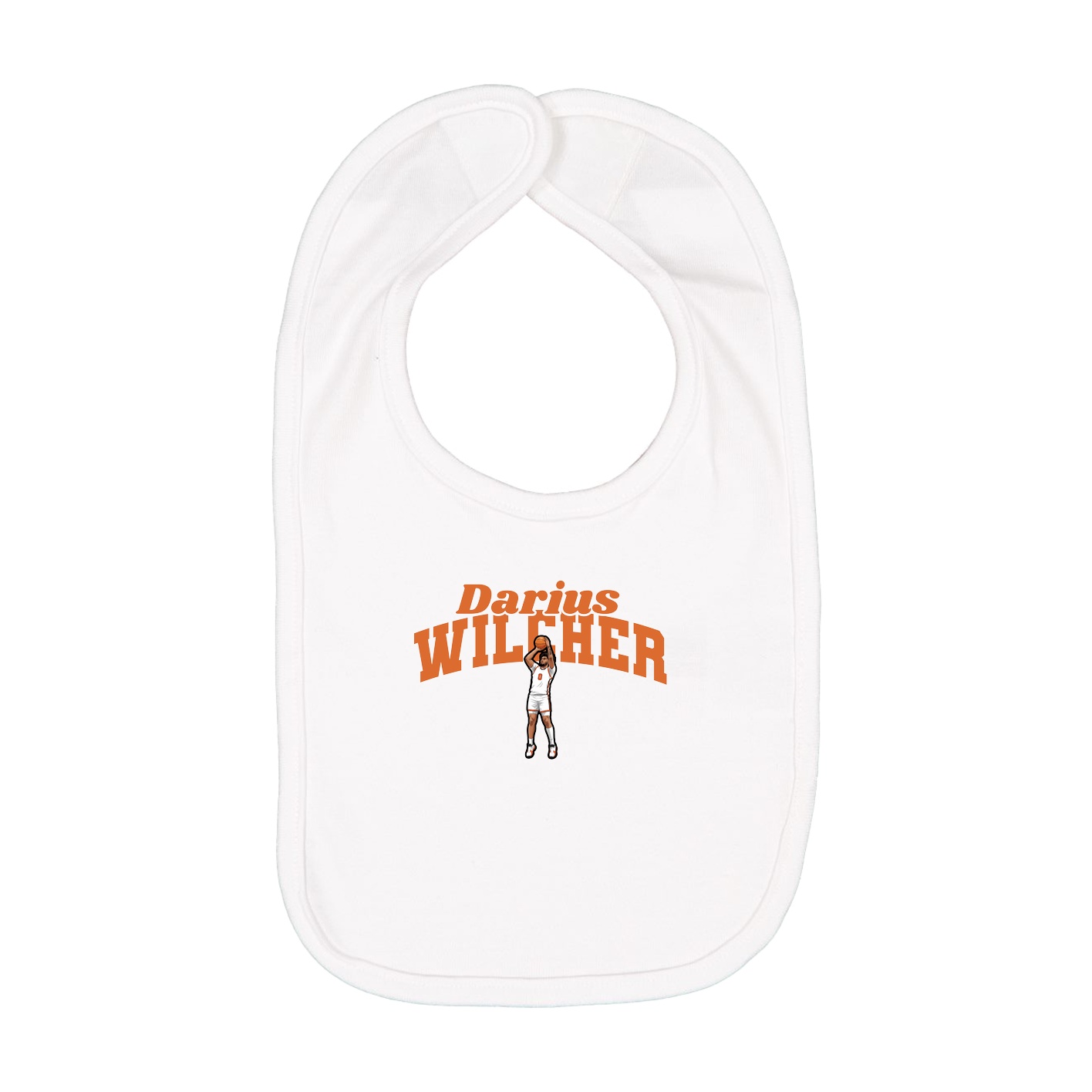 Infant Bib — Signature Arch in White