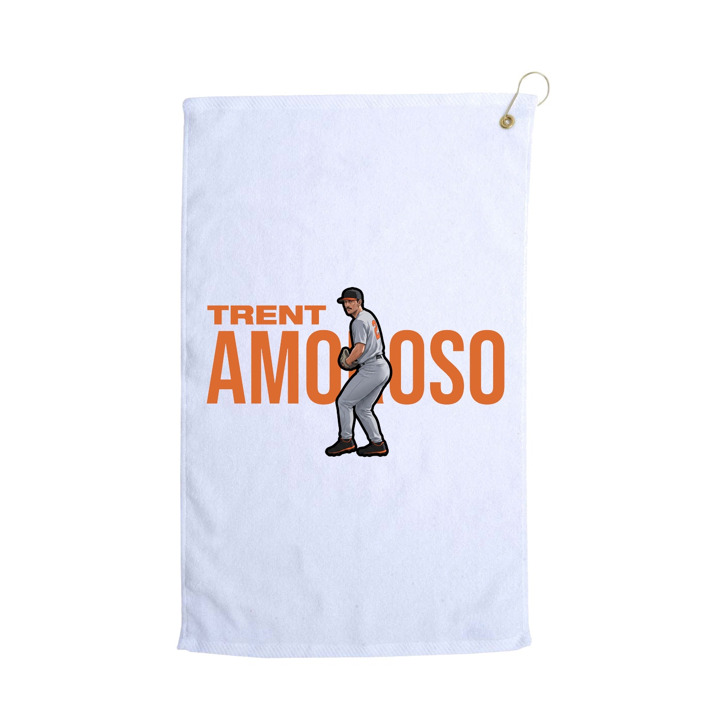 Golf Towel — Player Name in White