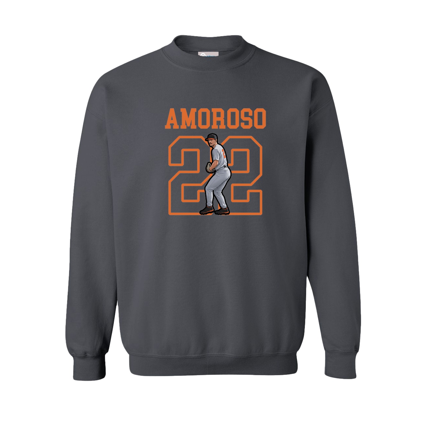 Fleece Crew — Shirsey in Grey