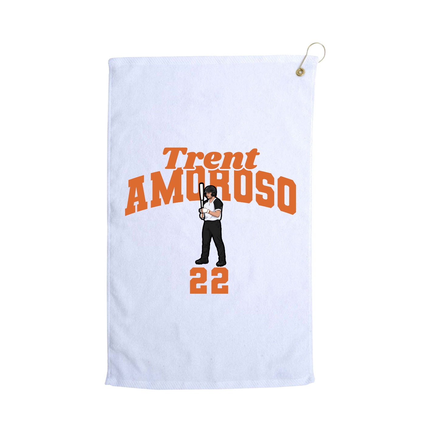 Golf Towel — Signature Arch in White