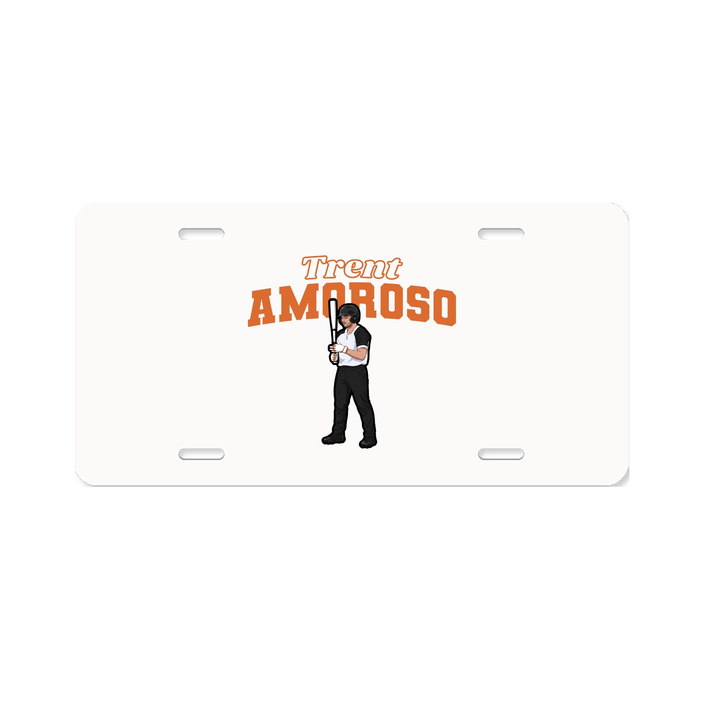 License Plate — Name Arch in Classic