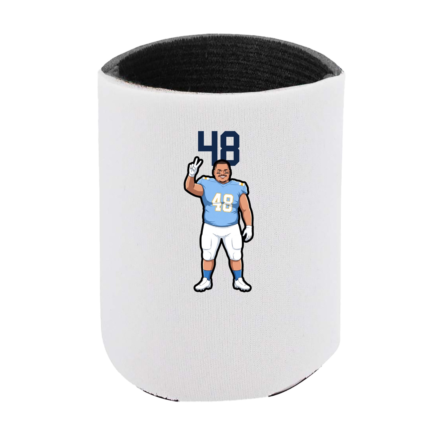Can Holder — Number Top in White