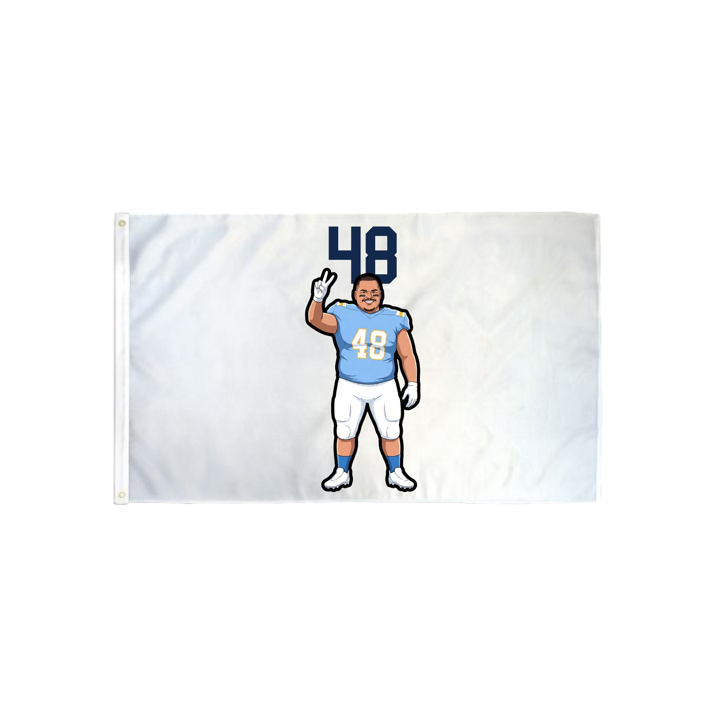 3x5 Flag — Number Top in Classic
