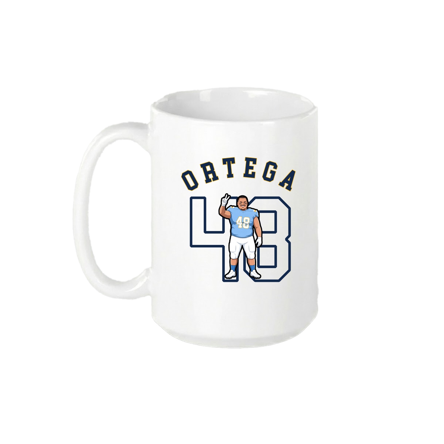 15oz Coffee Mug — Shirsey Arch in White