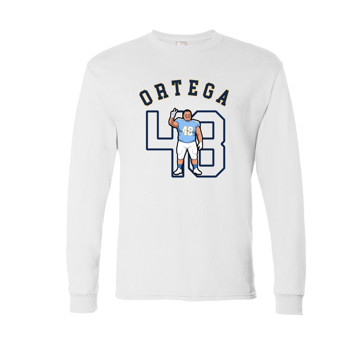 Long Sleeve Tee — Shirsey Arch in White