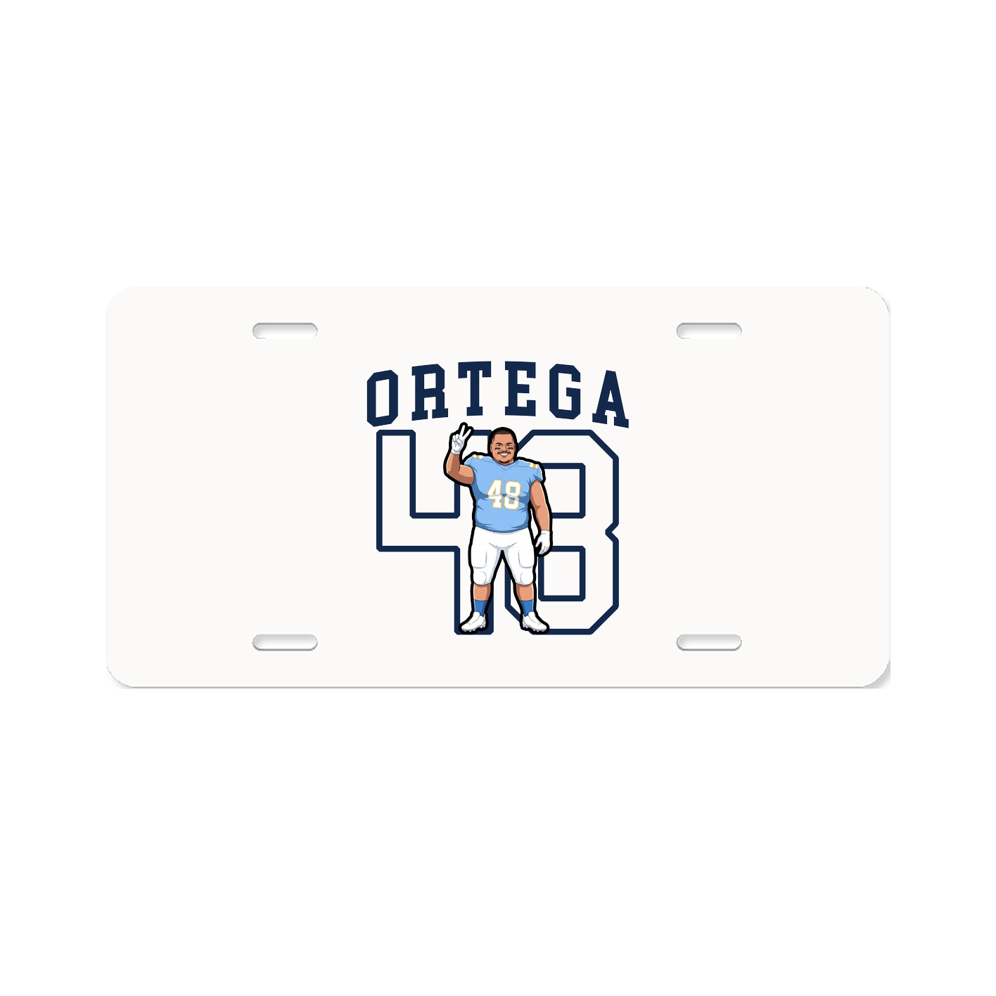 Aluminum License Plate