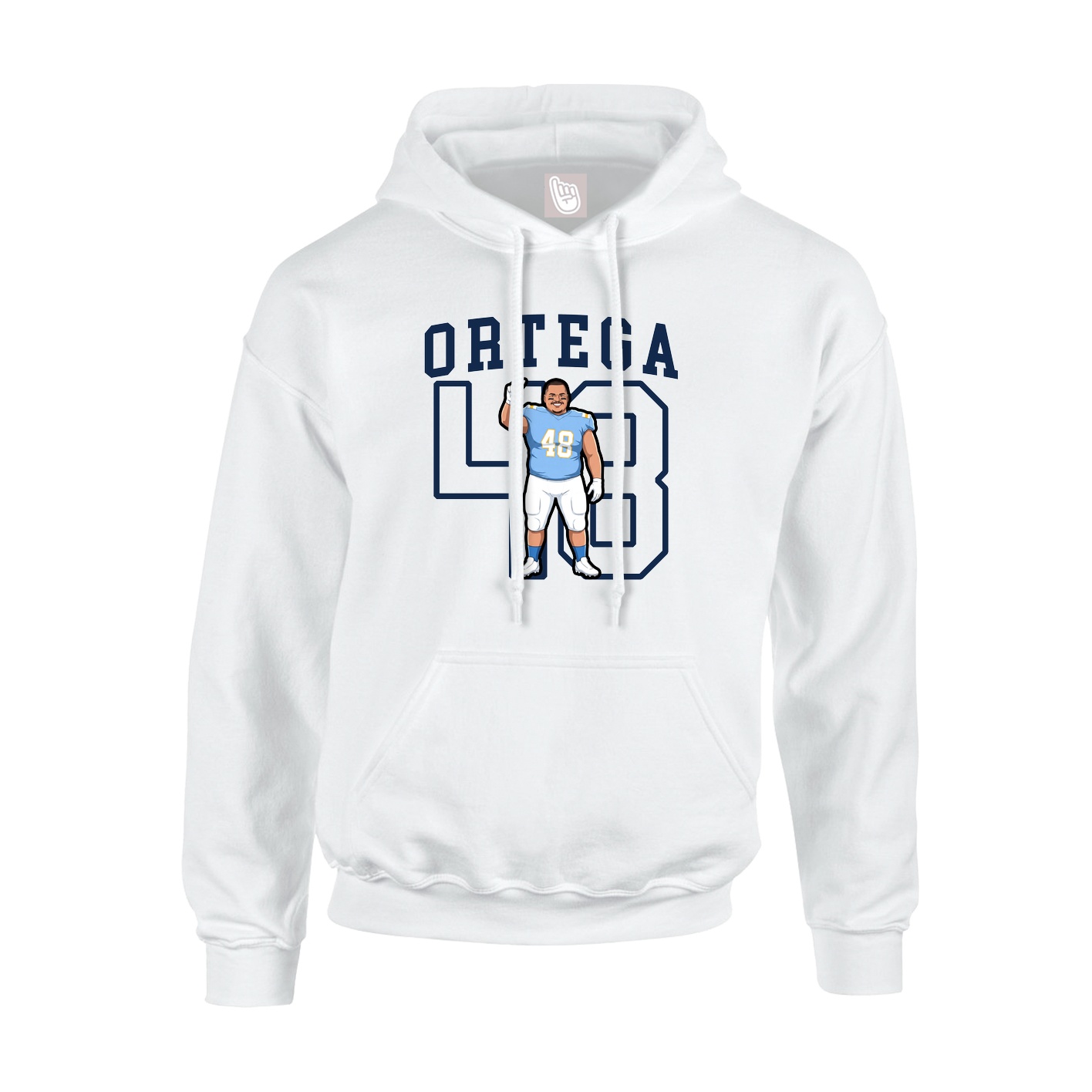 Hoodie — Shirsey in White
