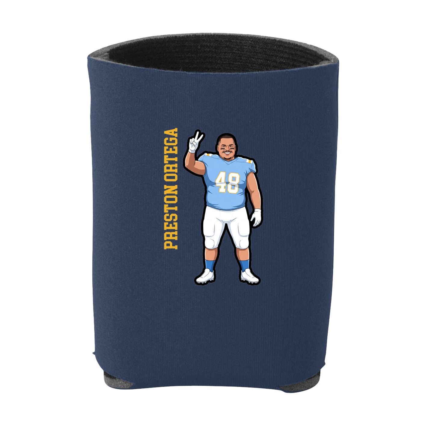 Can Holder — Name Vertical in Navy