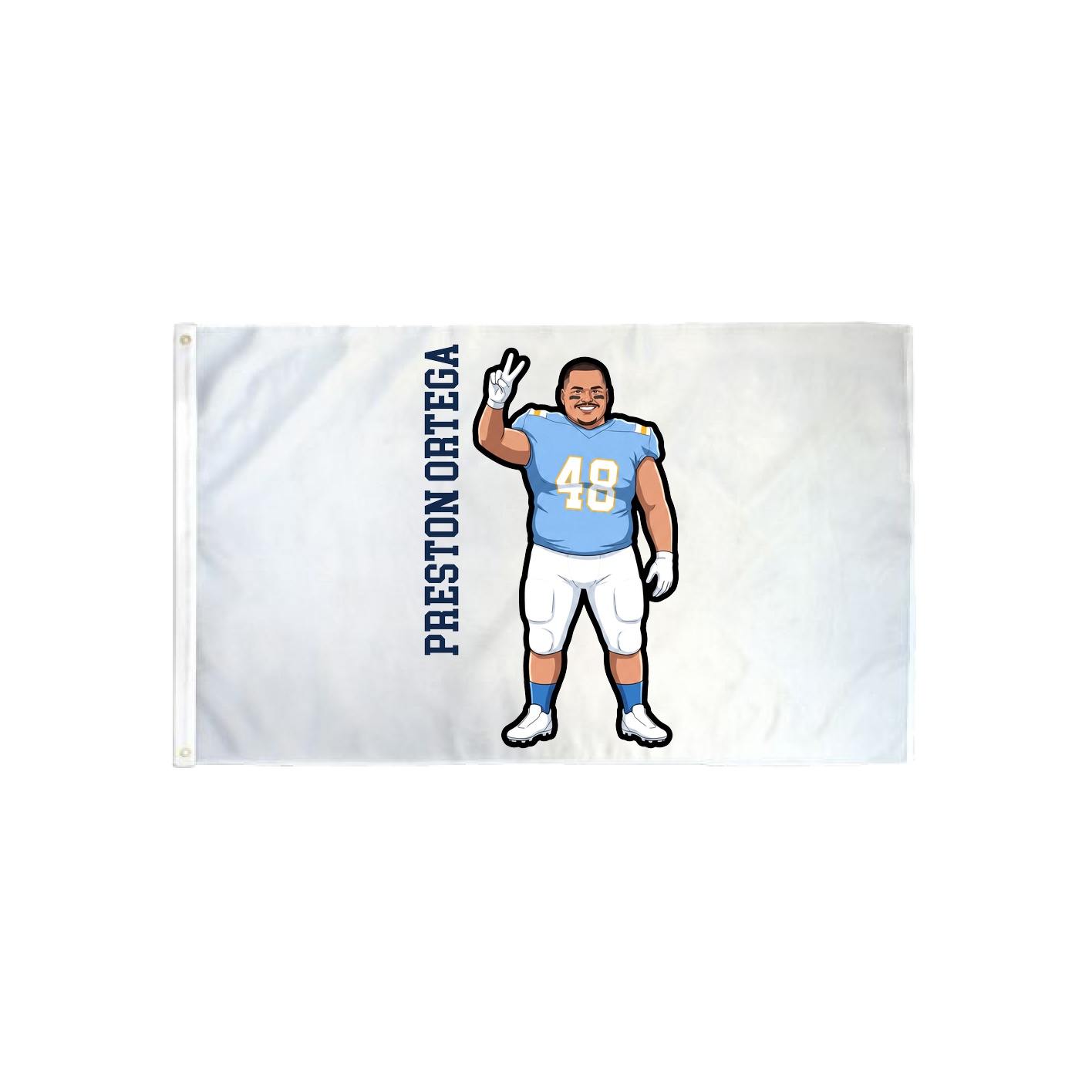 3x5 Flag — Name Vertical in Classic