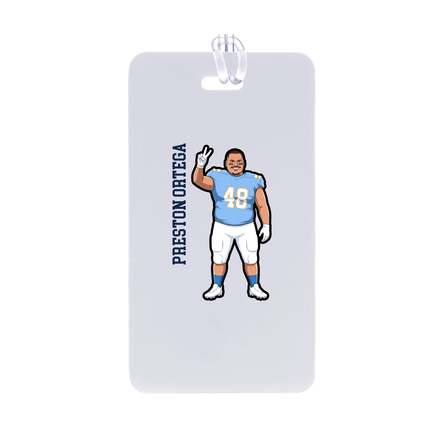 Bag Tag — Name Vertical in Classic