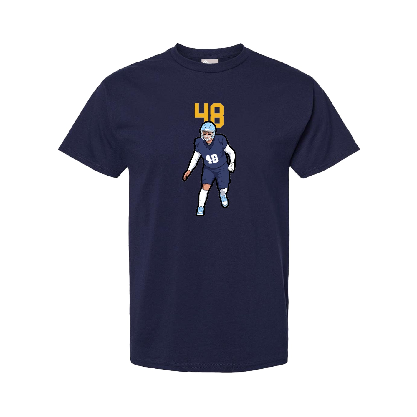 Youth Tee — Number Top in Navy