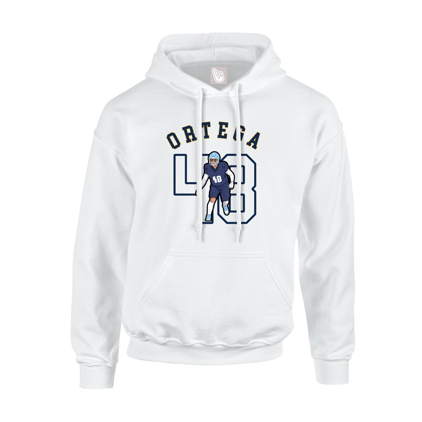 Hoodie — Shirsey Arch in White