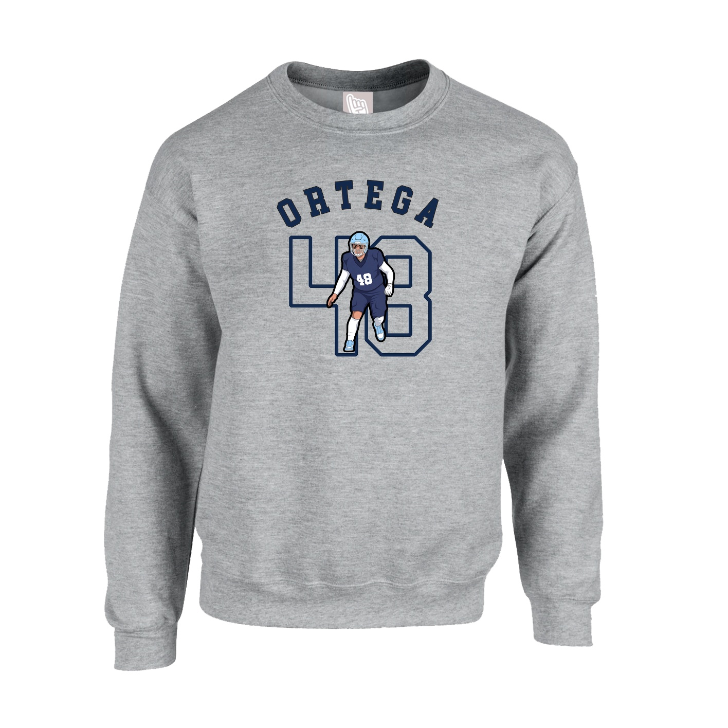Fleece Crew — Shirsey Arch in Grey