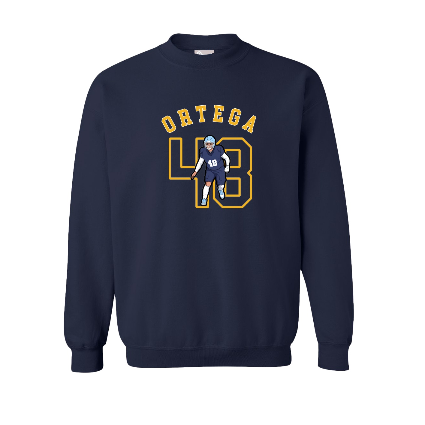 Fleece Crew — Shirsey Arch in Navy
