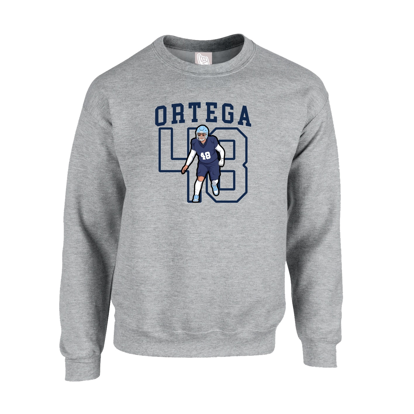 Fleece Crew — Shirsey in Grey