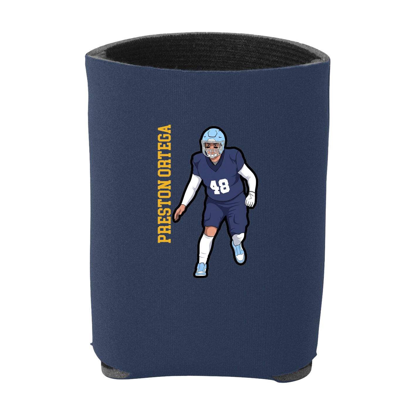 Can Holder — Name Vertical in Navy