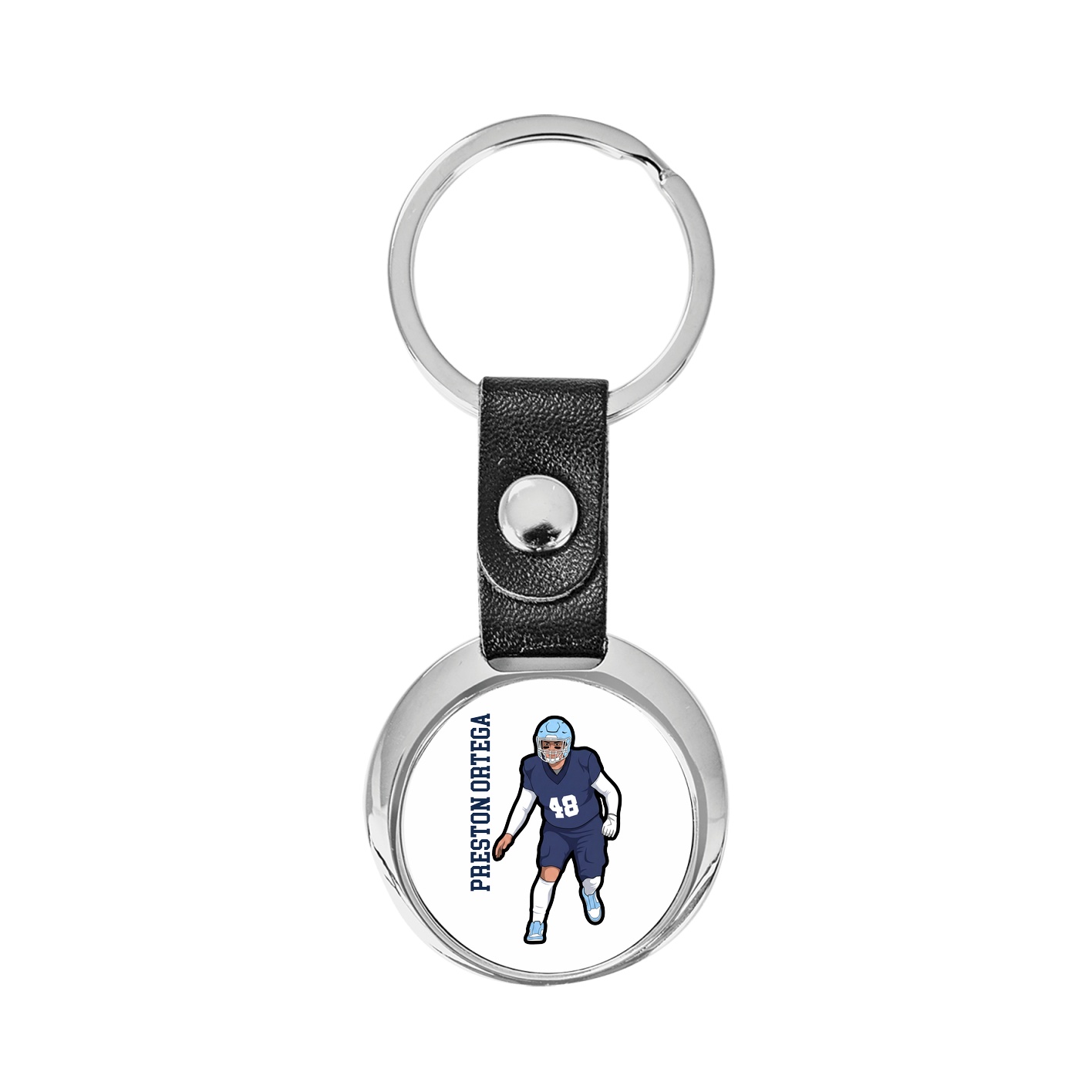 Key Chain — Name Vertical in Classic