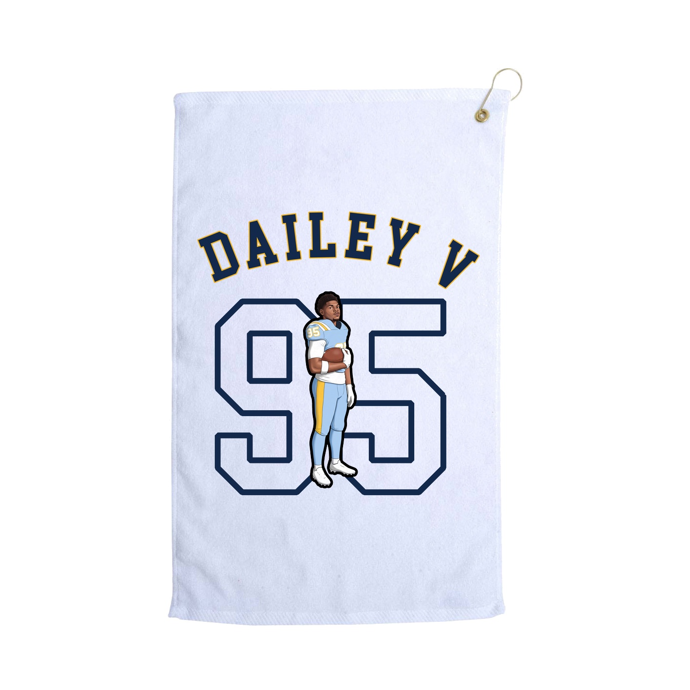 Golf Towel — Shirsey Arch in White