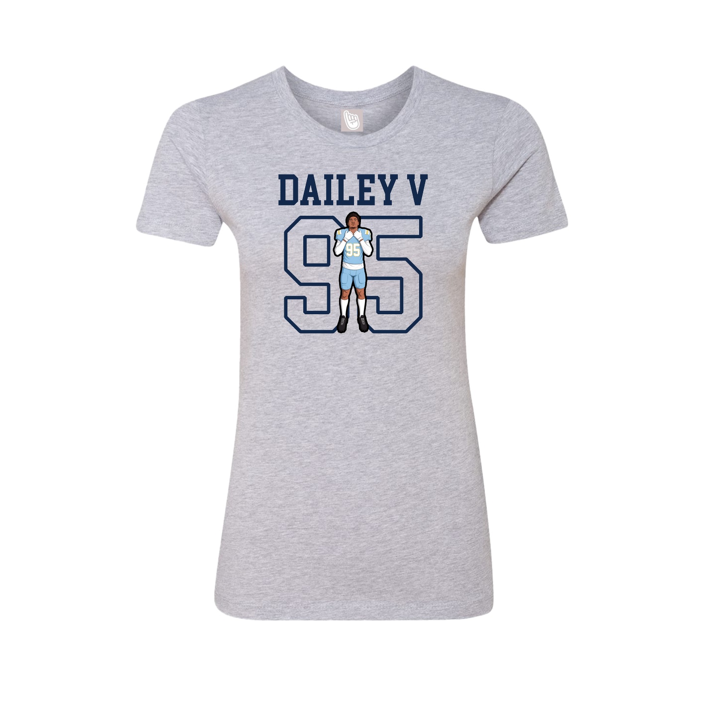 Fitted Women's Tee — Shirsey in Grey