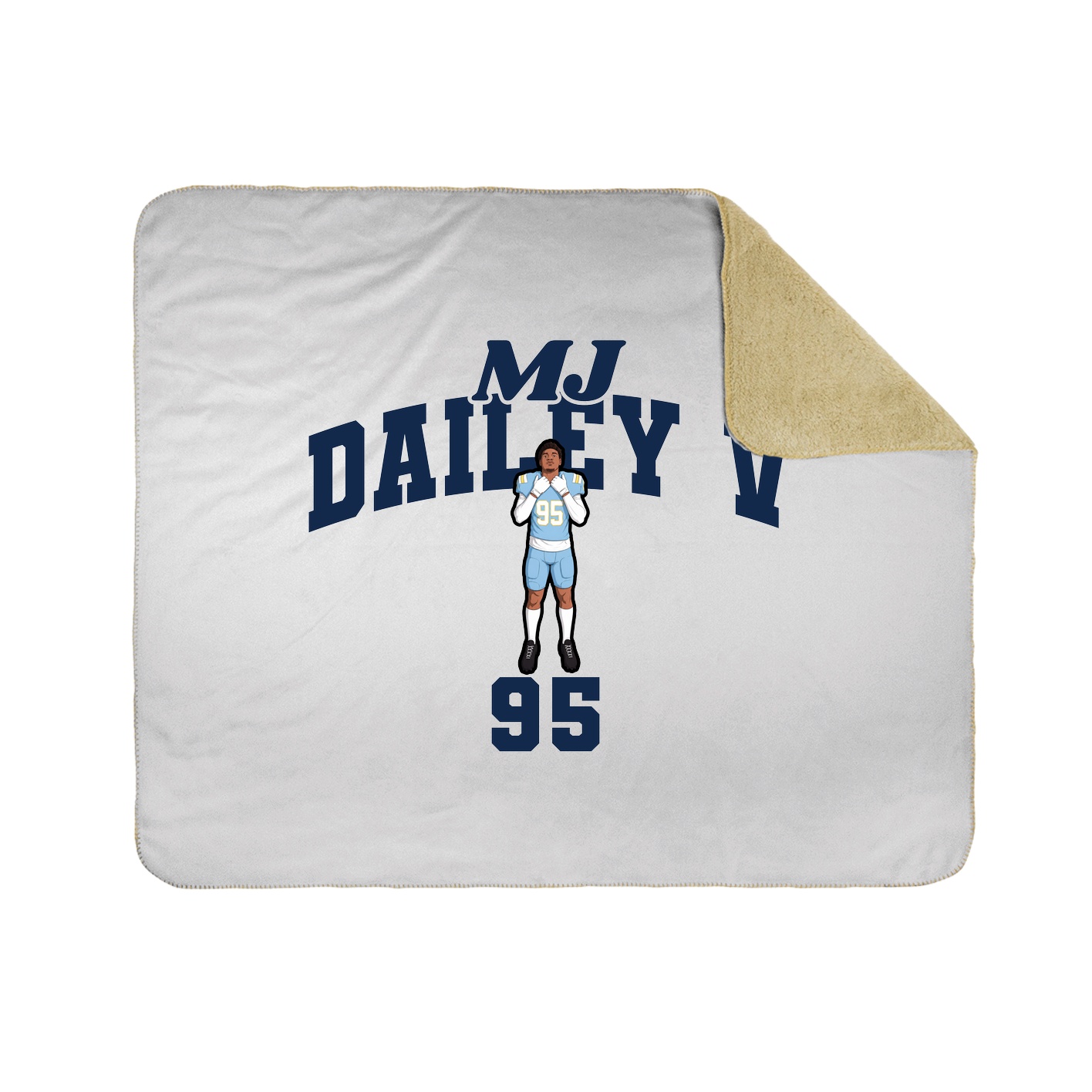 Throw Blanket — Signature Arch in White