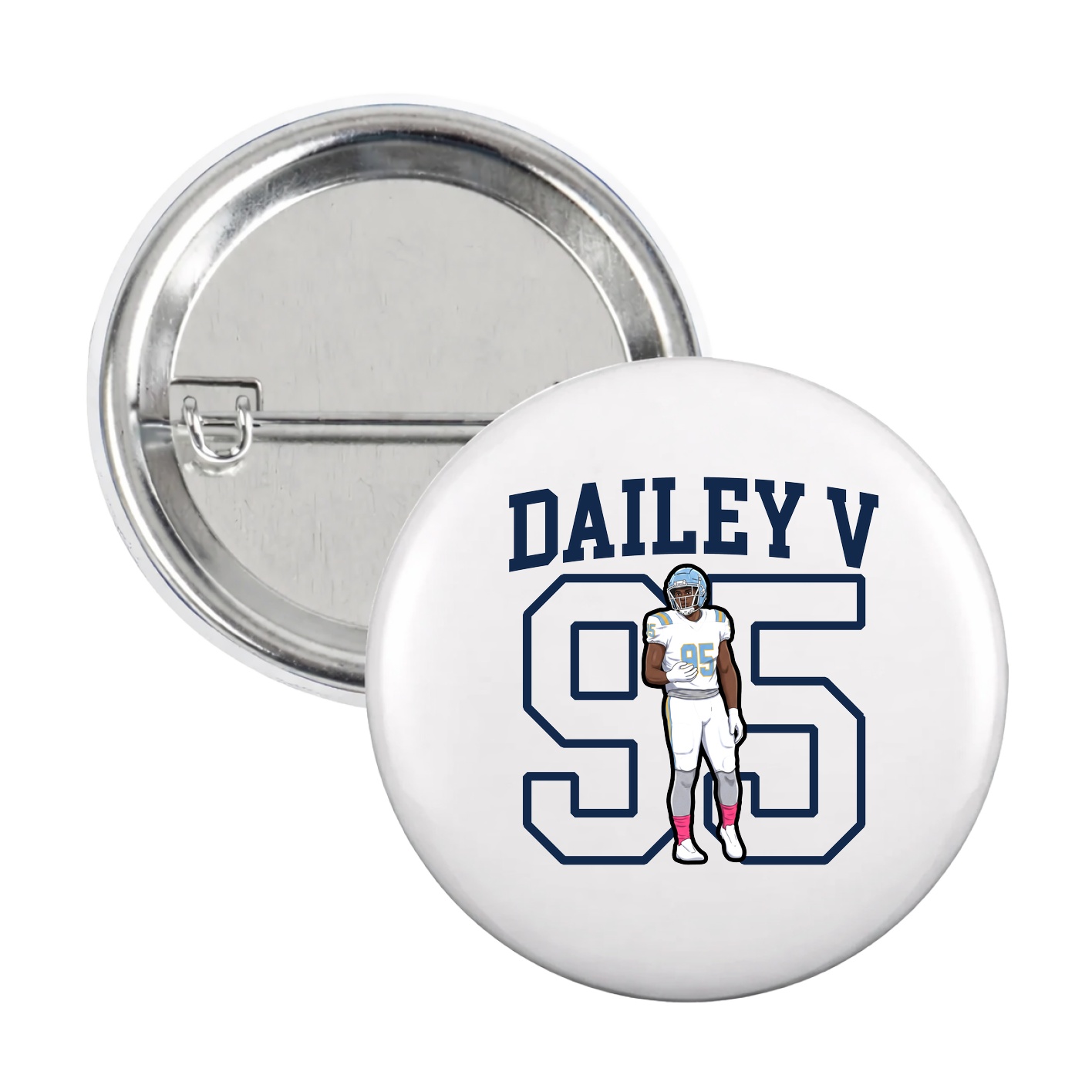 Game Day Button — Shirsey in White