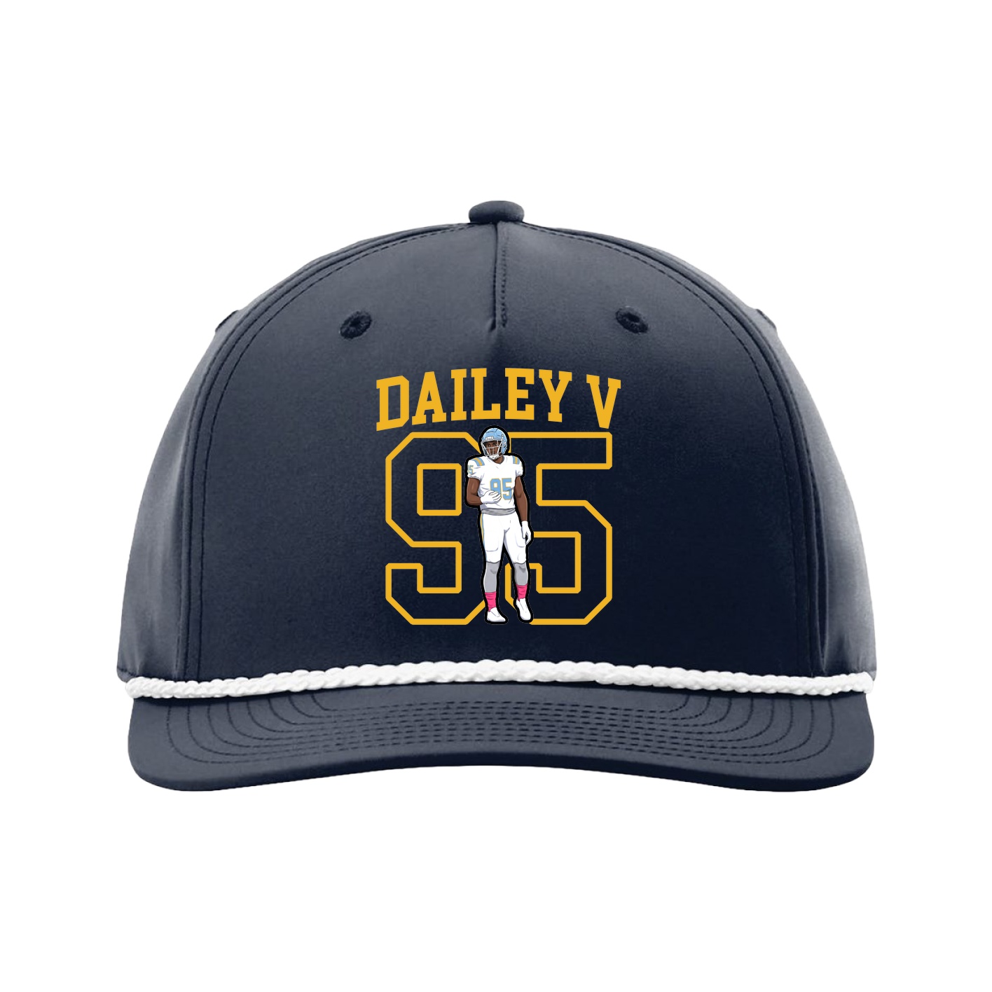 Five-Panel Classic Rope Cap — Shirsey in Navy