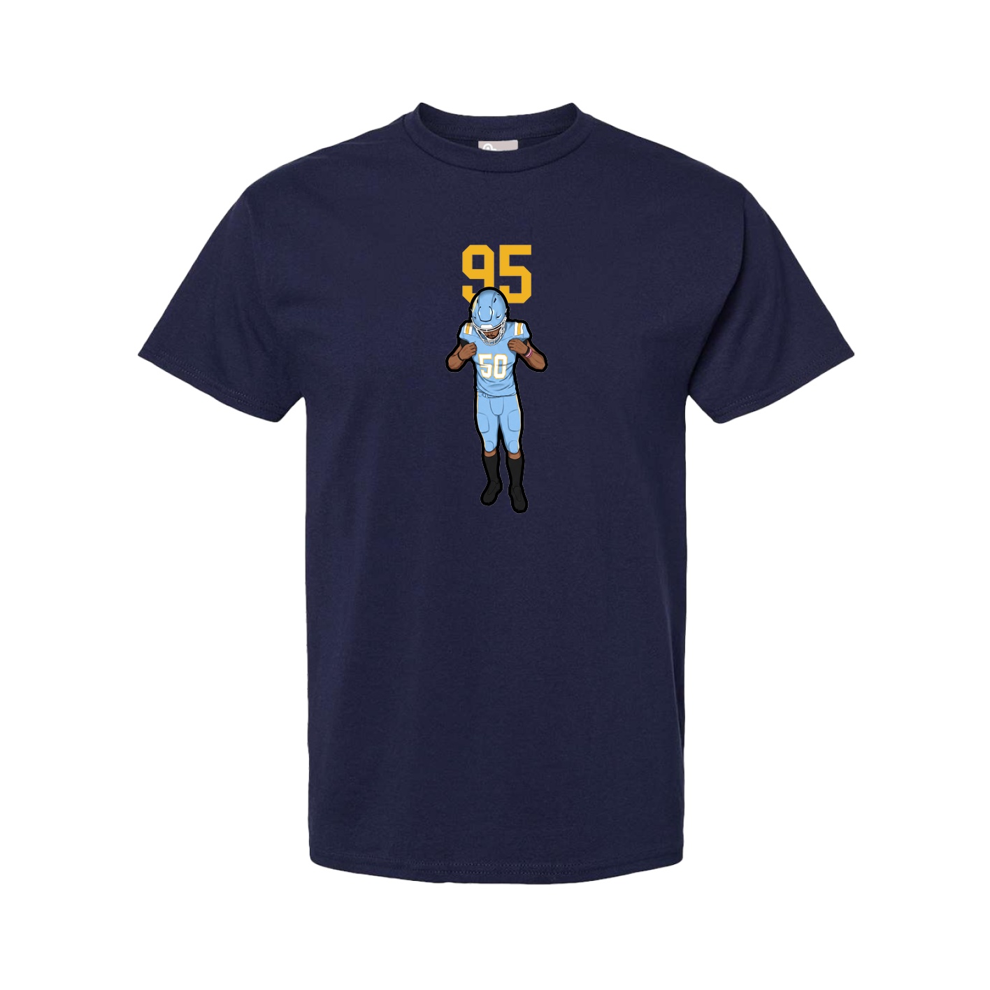 Tee — Number Top in Navy