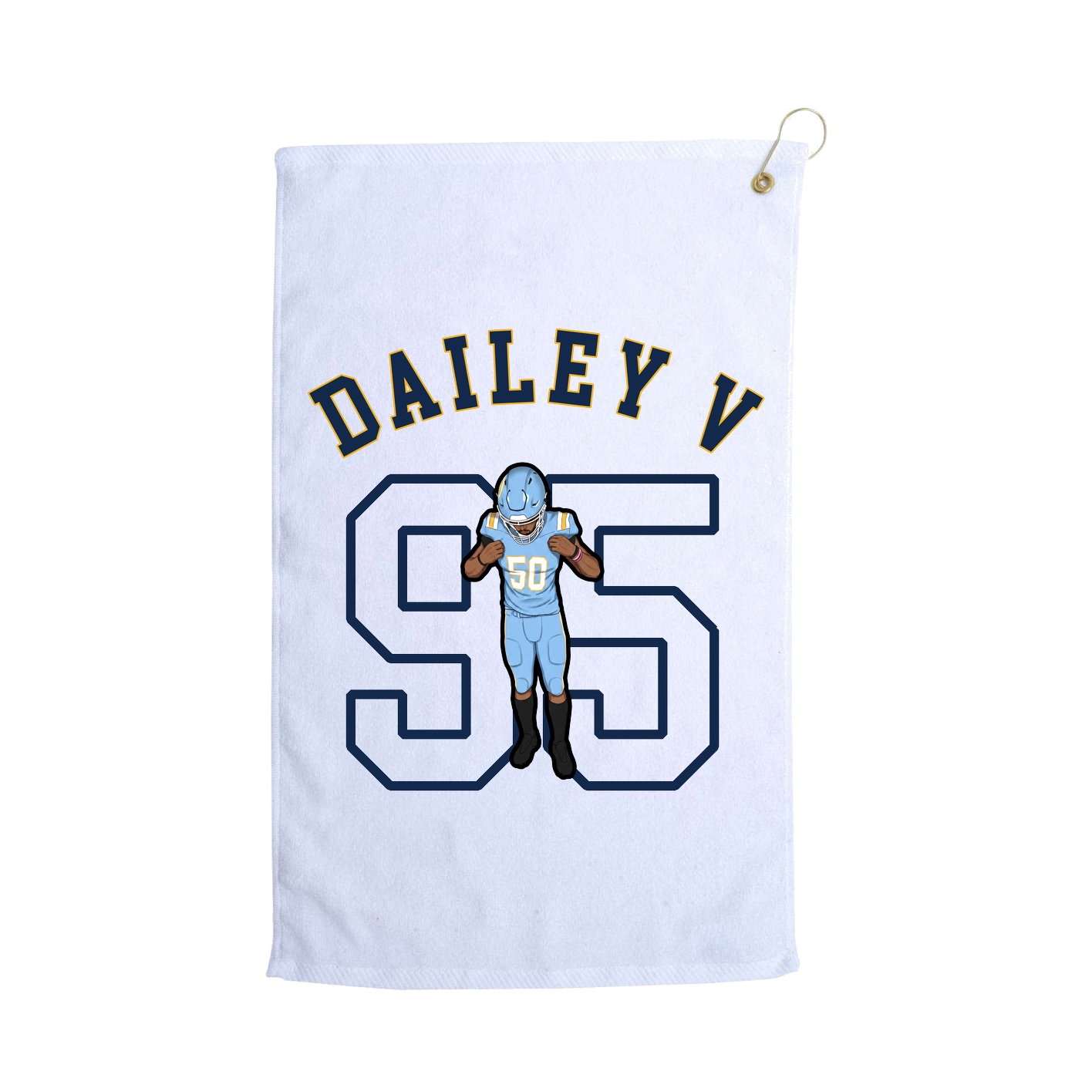 Golf Towel — Shirsey Arch in White