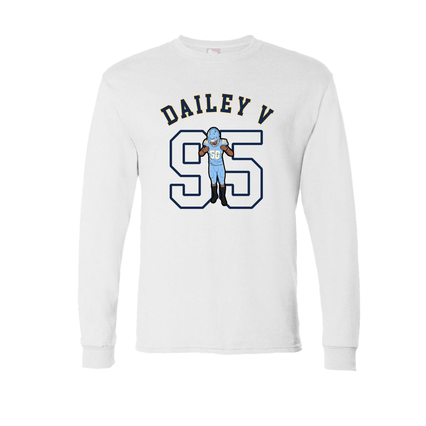 Long Sleeve Tee — Shirsey Arch in White