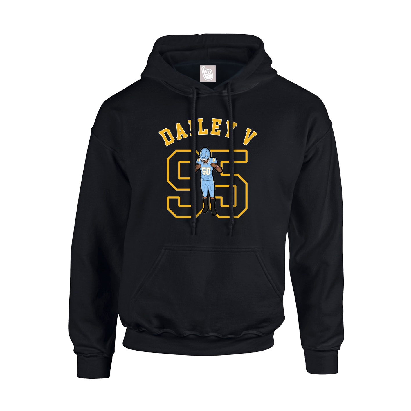 Youth Hoodie — Shirsey Arch in Black
