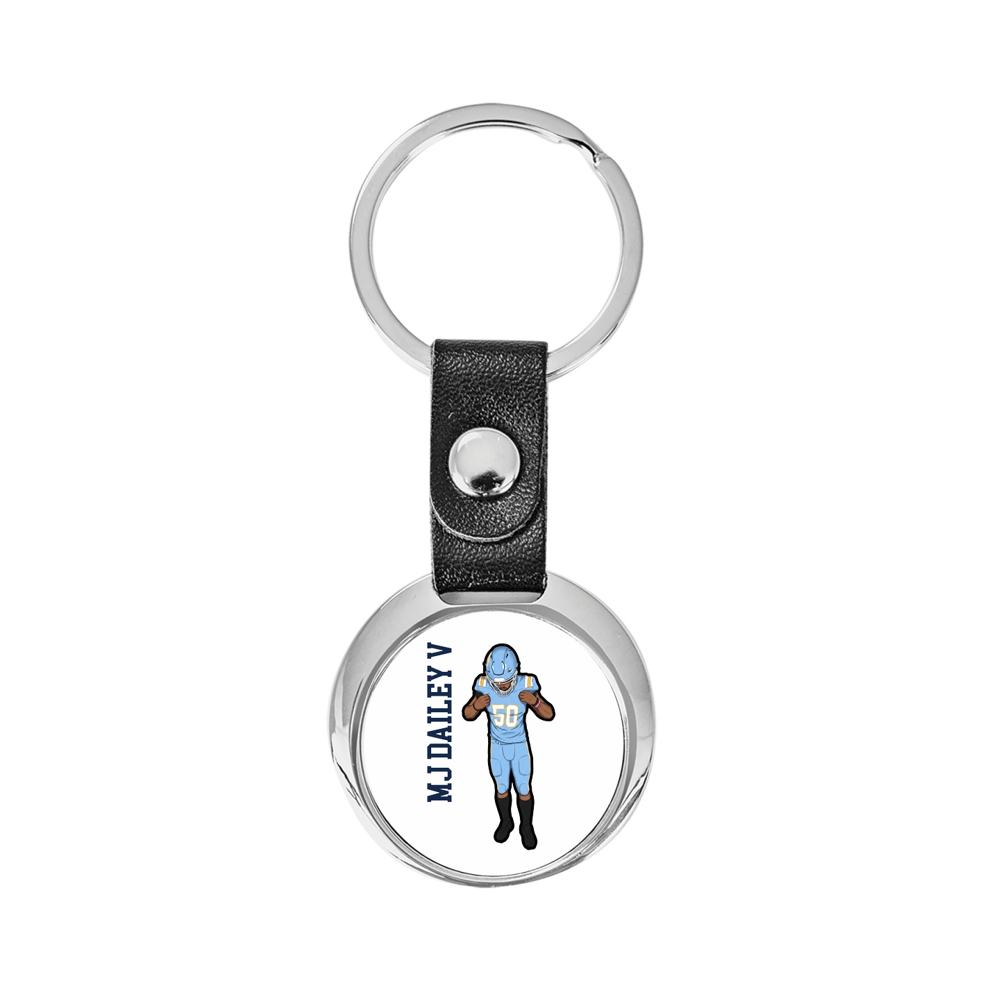Key Chain — Name Vertical in Classic