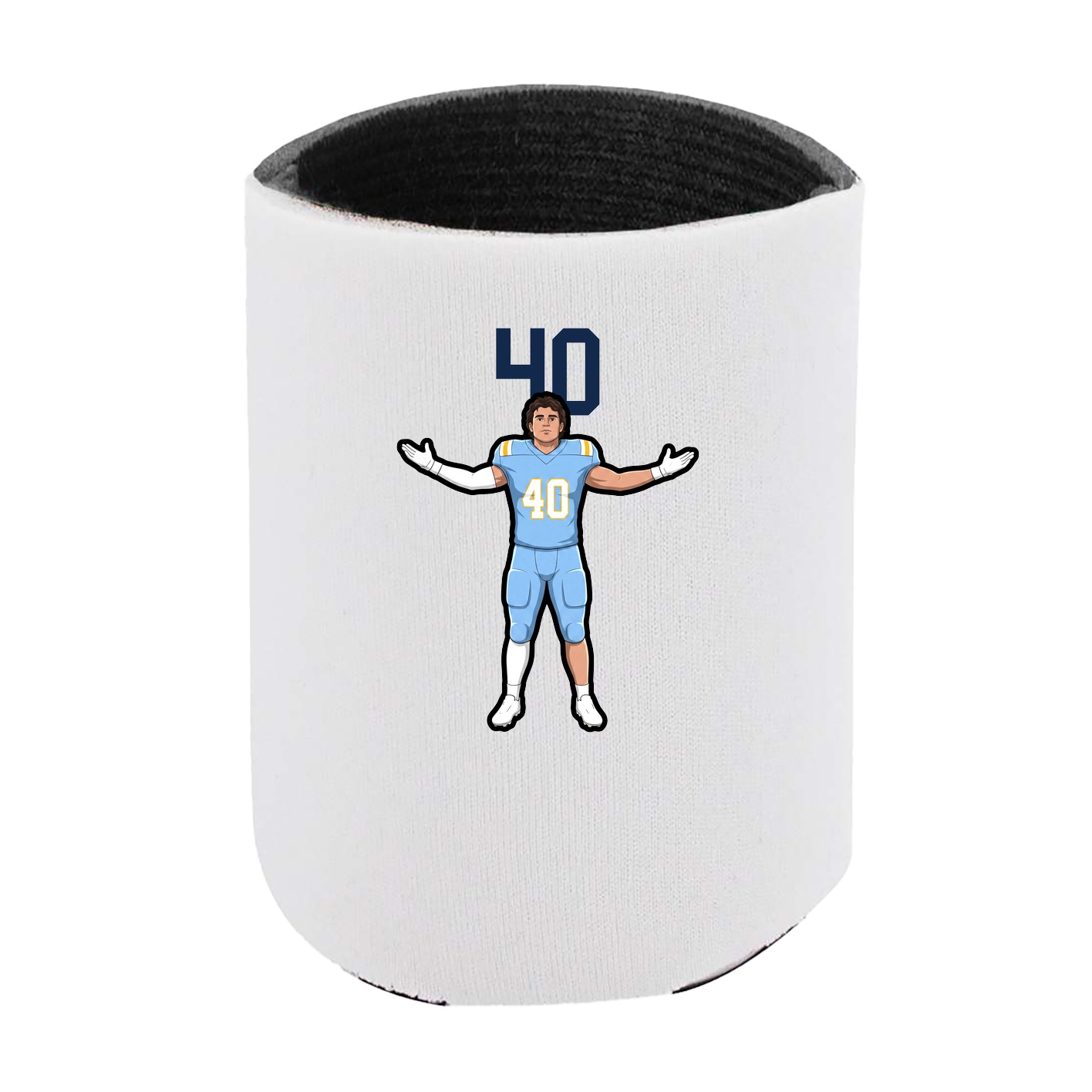 Can Holder — Number Top in White
