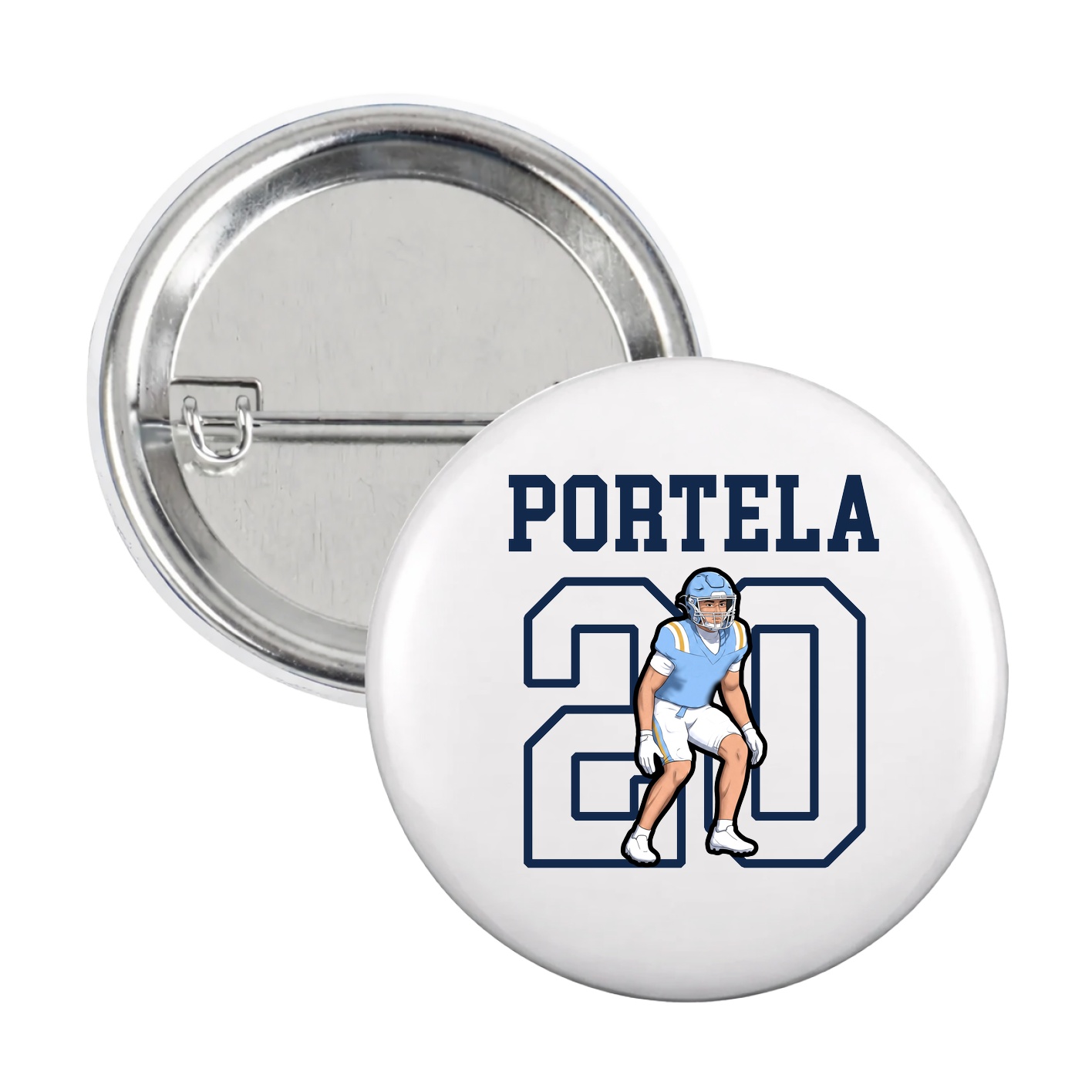 Game Day Button — Shirsey in White
