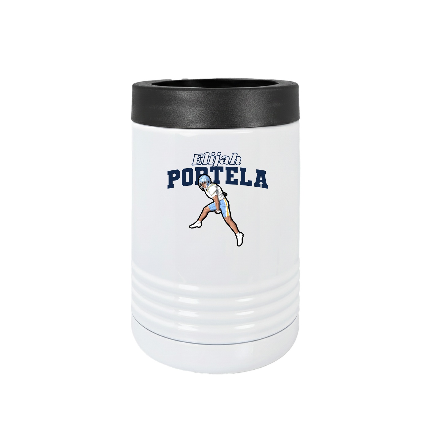 Beverage Holder — Name Arch in White