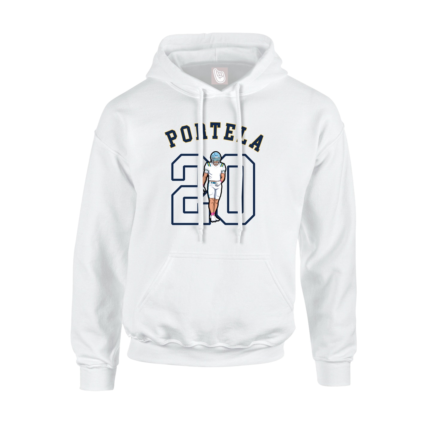 Youth Hoodie — Shirsey Arch in White
