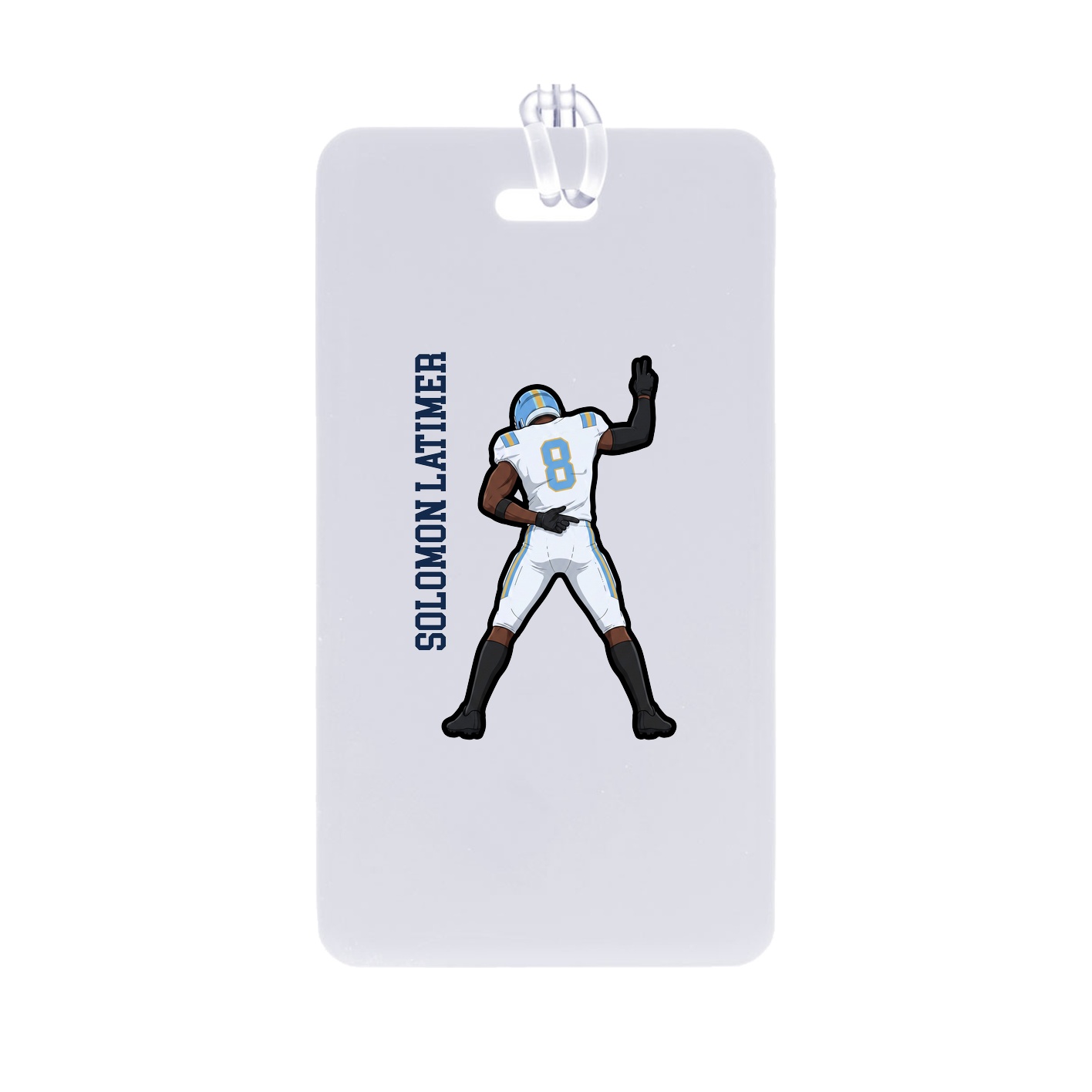 Bag Tag — Name Vertical in Classic
