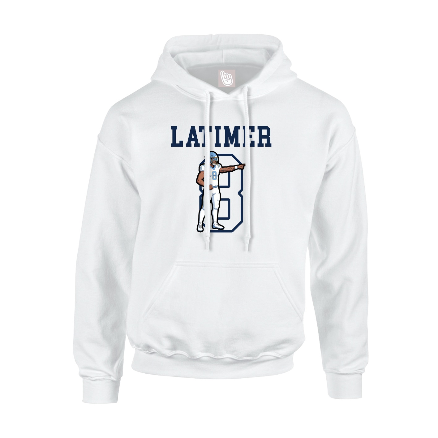 Hoodie — Shirsey in White