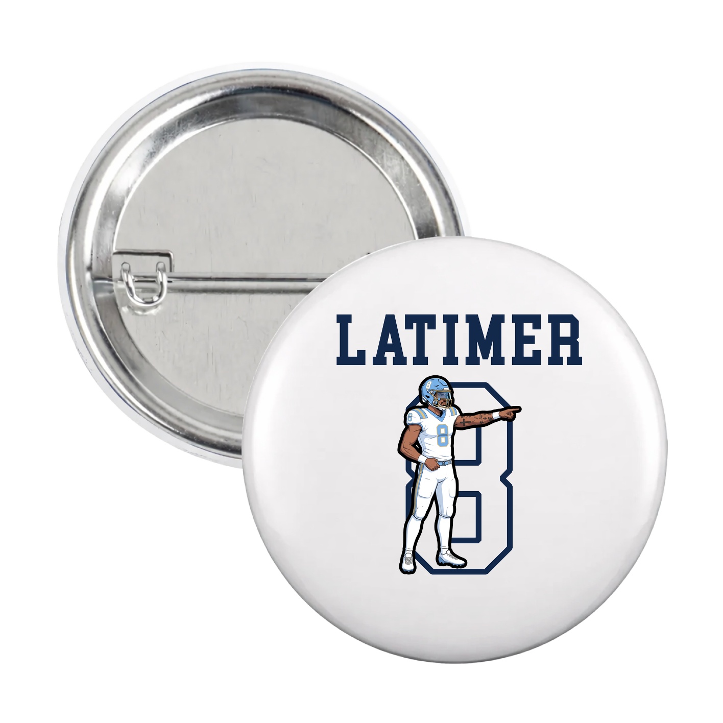 Game Day Button — Shirsey in White