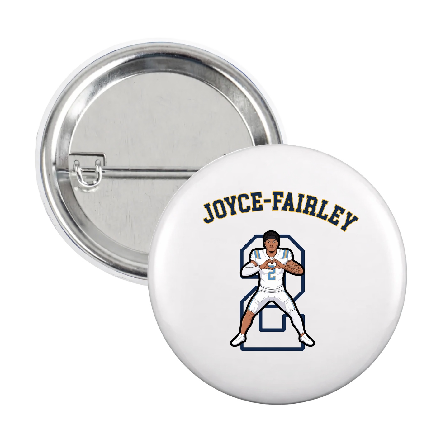 Game Day Button — Shirsey Arch in White