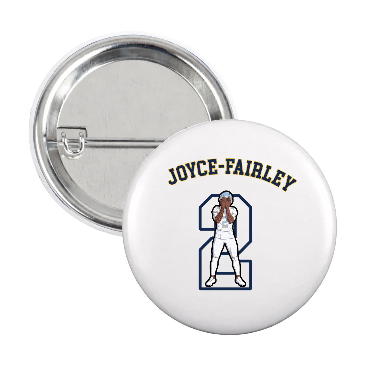 Game Day Button — Shirsey Arch in White