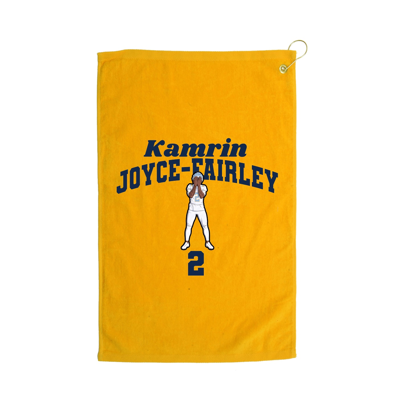 Golf Towel — Signature Arch in Gold