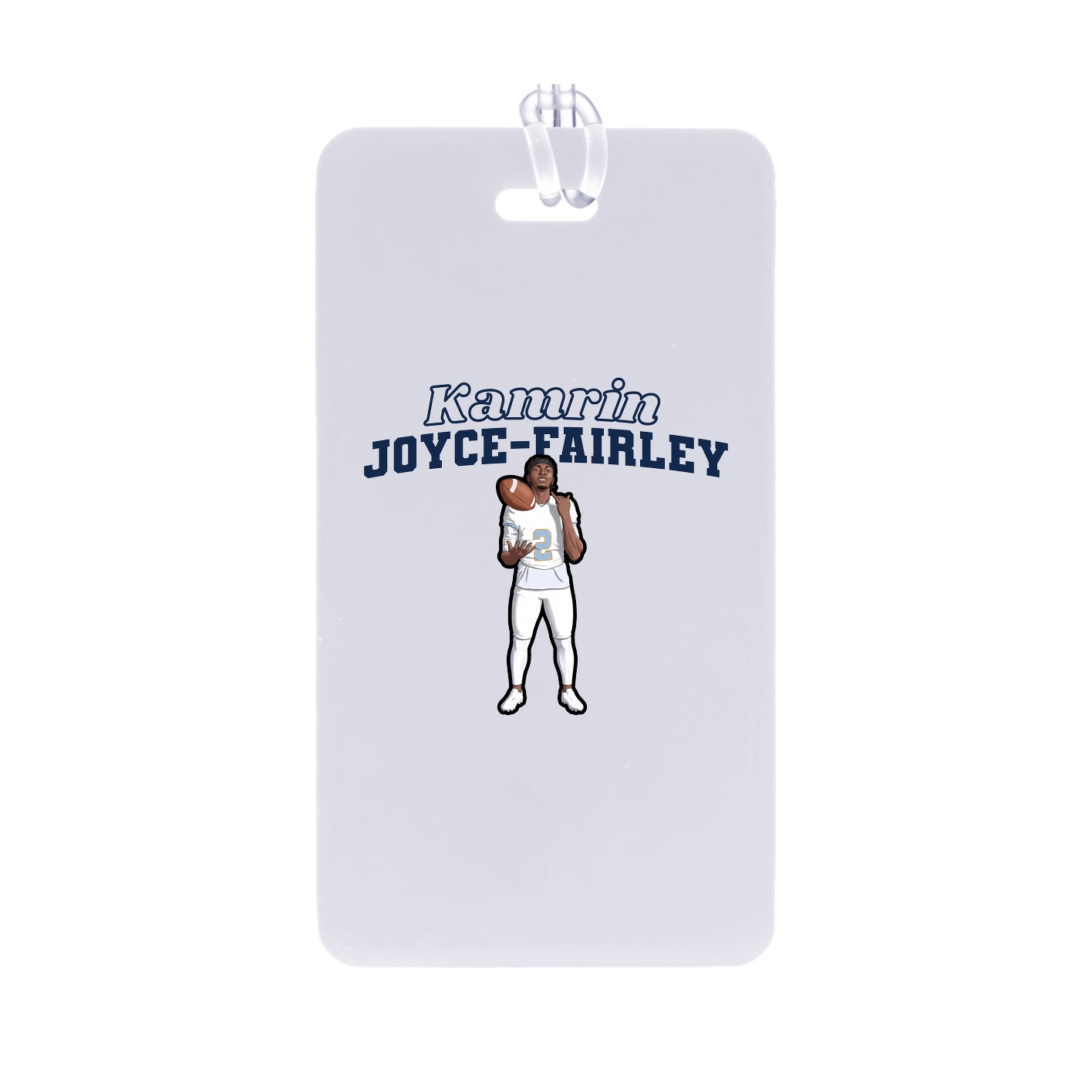 Bag Tag — Name Arch in Classic