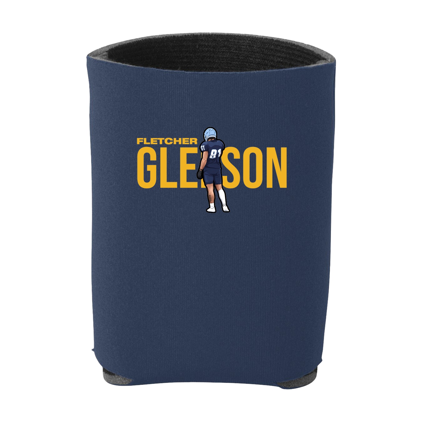 Can Holder — Player Name in Navy