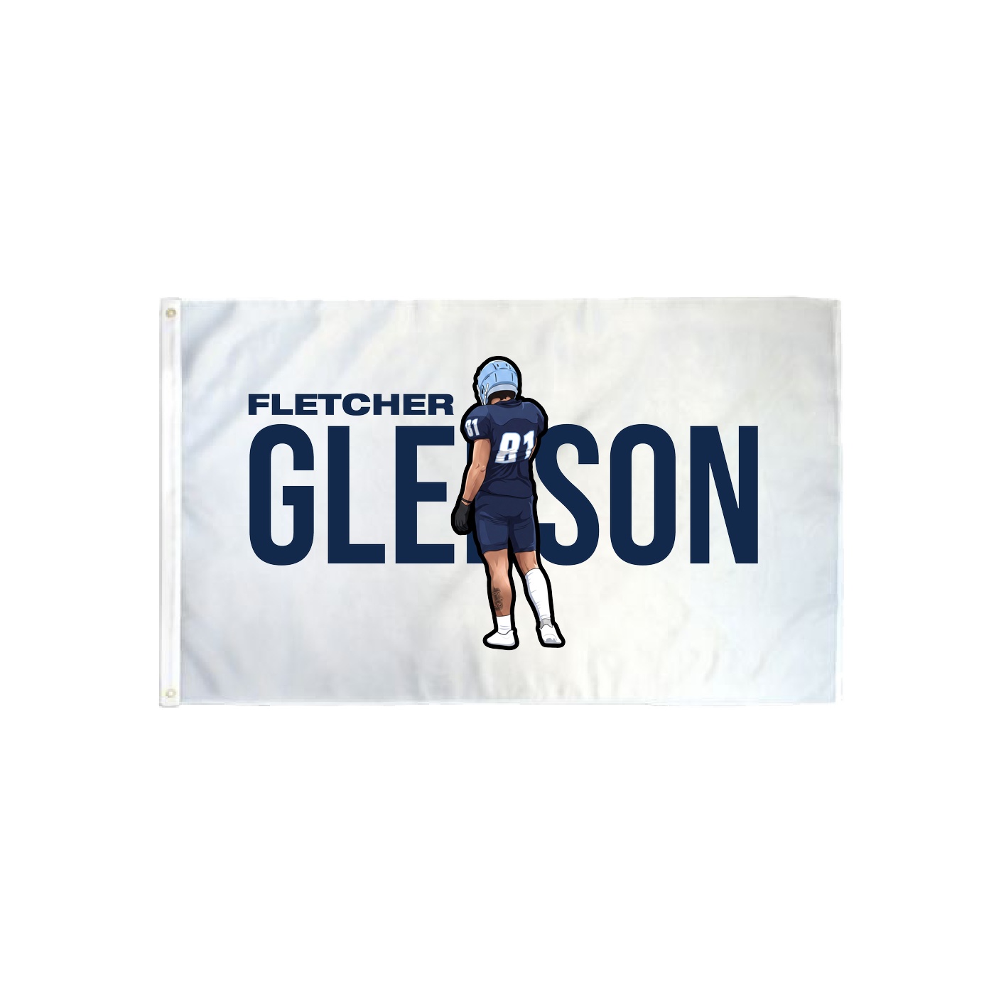 3x5 Flag — Player Name in Classic