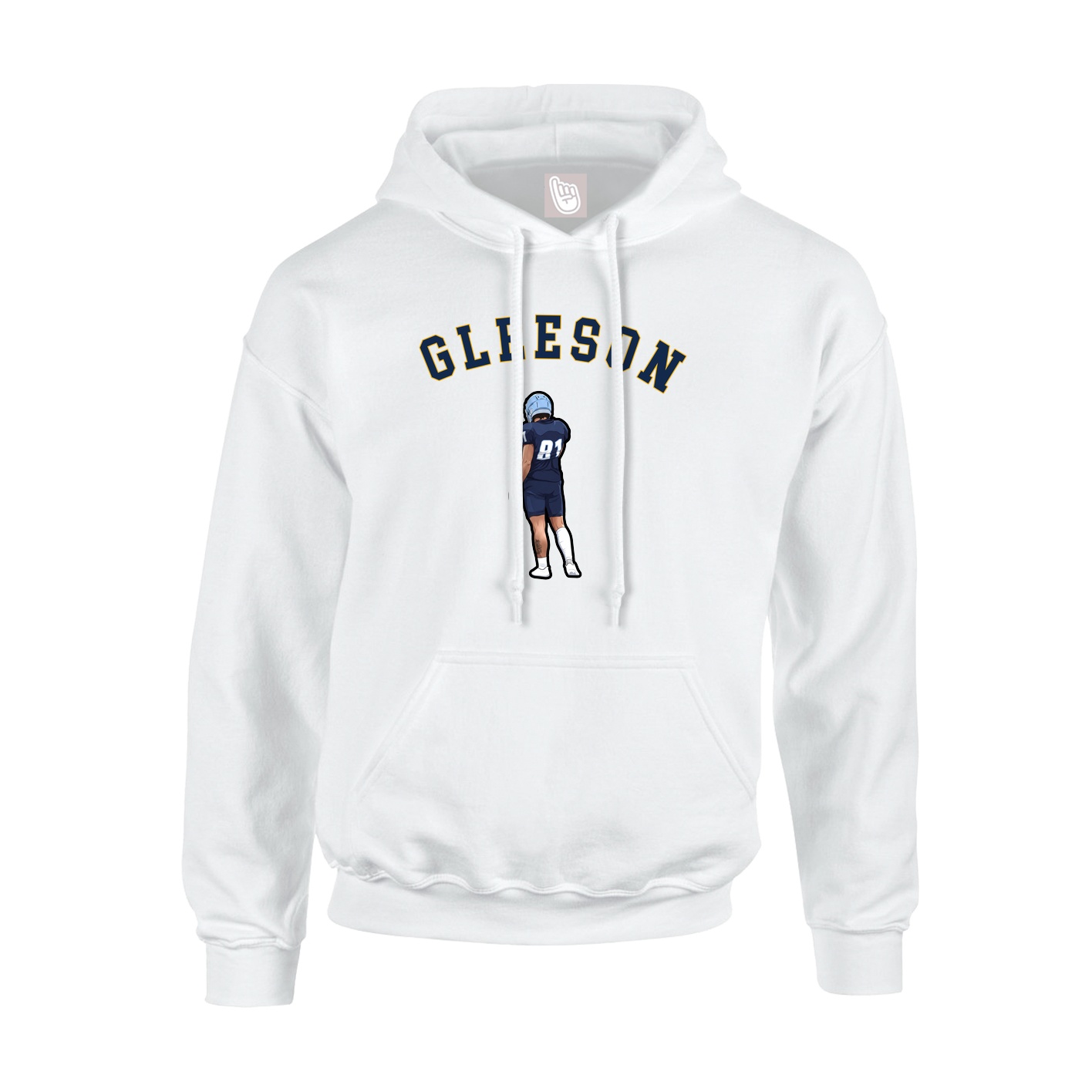 Hoodie — Shirsey Arch in White